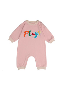 Combinaison en coton pour <span class=keywords><strong>bébé</strong></span> nouveau-né, broderie en chenille colorée, <span class=keywords><strong>pyjama</strong></span> à pieds unisexe pour nourrisson, vêtements de <span class=keywords><strong>bébé</strong></span> mignons - Product Image 5