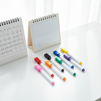 Marqueur pour tableau blanc rechargeable durable en gros avec effacement et aimant pour le bureau