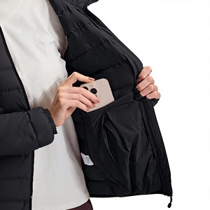 Women's Lightweight Bubble Nylon Puffer <b>Jacket</b> For Autumn <b>Winter</b> New Design With Zipper Closure Comfortable And Breathable - Product Image 3