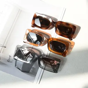 2022 새로운 트렌드 세련된 패션 oculos 남성 여성 차양 TR90 빈티지 프레임 선글라스 편광 렌즈 광장 태양 안경