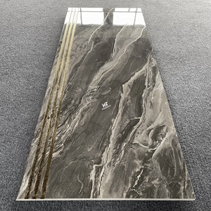Baldosas de Porcelana Esmaltada para <span class=keywords><strong>Piso</strong></span>, Estilo Mármol, Gris Dorado, Antideslizantes, de Lujo para Interiores, Resistentes al Agua, 470x1200mm - Product Image 5