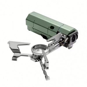 Portable 2600W Stainless Steel Self-driving Gas <b>Stove</b> Ignition Foldable Outdoor Camping Hiking BBQ Grill Cooker Manual Travel - Product Image 1