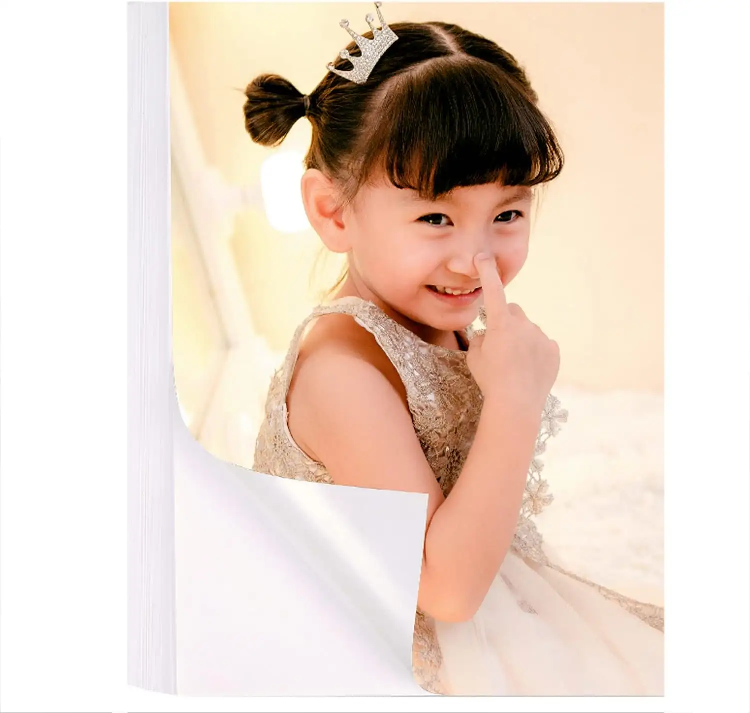 Hot sale high quality 115g A4 Inkjet Glossy Self Adhesive Sticker Photo Paper