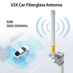 Antenne de communication extérieure Omni en fibre de verre à large bande 30-1000MHz VHF/UHF/ GSM/CDMA - Product Image 4
