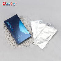 Tiras de gel blanqueador de dientes de sal del Mar Muerto sin peróxido Logotipo de tira blanqueadora sin peróxido