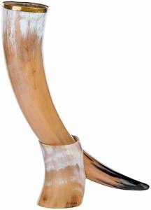 Tasses à café noires en céramique personnalisées corne à boire Viking scellée et sûre pour bar médiéval du fabricant indien - Product Image 4