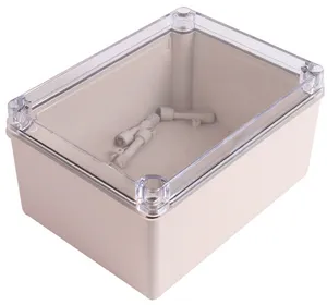 DS-AT-1520-1 150*200*130 PC Clear Junction Box IP65 Waterproof Enclosure Saip Saipwell Electric Weatherproof Junction Box