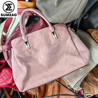 Sac vintage d'occasion Sumzao en cuir véritable de marque, sacs de luxe de créateurs, sacs en cuir véritable de seconde main