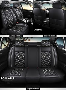 Accessoires d'<span class=keywords><strong>intérieur</strong></span> de <span class=keywords><strong>voiture</strong></span> Décoration Coussin de <span class=keywords><strong>siège</strong></span> Ensemble complet <span class=keywords><strong>Housse</strong></span> de <span class=keywords><strong>siège</strong></span> de luxe Housses de <span class=keywords><strong>siège</strong></span> de <span class=keywords><strong>voiture</strong></span> universelles en cuir - Product Image 5