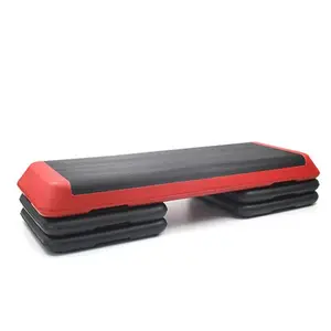 फिटनेस उपकरण Steppers समायोज्य एरोबिक कदम जिम मंच व्यायाम बोर्ड एरोबिक Stepper 4 के साथ समायोज्य Risers