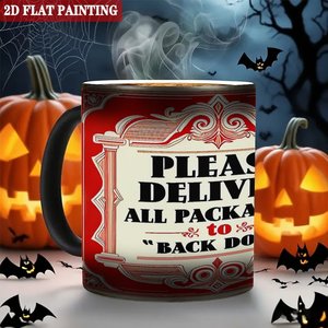 Ceramic <b>Mug</b> Frosted Black 11oz <b>Heat</b> Activated Color <b>Changing</b> Custom Cup Corporate Giveaway - Product Image 6