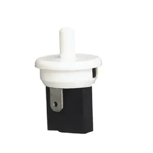 Reset Normally Close NC ON-(OFF)Momentary Black Door Lamp Push Button Switch For Refrigerator