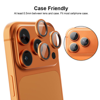 Film de protection en verre ultra-clair 9H anti-rayures pour objectif d'appareil photo arrière iPhone 17 – Protection intégrale