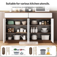 Armoire de rangement murale moderne et minimaliste pour salon et cuisine avec 2 tiroirs, meubles pour la maison