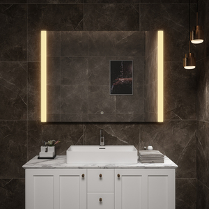 Espejo de Baño LED de Fácil Instalación con Sistema de Montaje de Pared Francés - Product Image 3