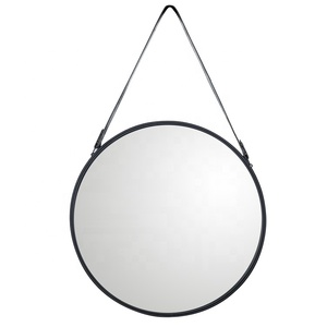 <span class=keywords><strong>Espejo</strong></span> de marco de metal redondo dorado, marco de aluminio de <span class=keywords><strong>50</strong></span> <span class=keywords><strong>cm</strong></span> de diámetro, Colgante con cadena - Product Image 5