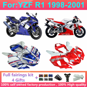 Nuevo Kit Completo de Carenado para Motocicleta ABS, Compatible con YZF1000 YZF-R1 R1 1998-2001, Carenados de Carrocería, Kits de Carrocería de Plástico YZF-R1 1998 - Product Image 1