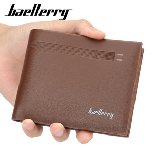 Portefeuille pour homme Baellerry en cuir PU, fin, horizontal, court, pour un usage quotidien - Product Image 5