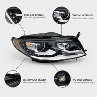 Phare avant gauche à LED OEM 56D941753 56D941754 avec feux de jour DRL et feux de route/croisement pour VW Passat B9 Premium 2023- SVW MQB Evo