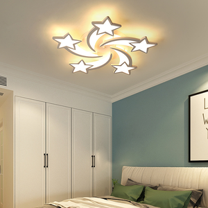 Plafoniera a stella a LED in acrilico moderno luce decorativa per interni di arte camera da letto studio sala da pranzo <span class=keywords><strong>lampadario</strong></span> a soffitto per camera dei bambini - Product Image 3