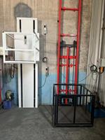 Plateforme élévatrice hydraulique murale pour marchandises, capacité de charge 1 tonne, 3m 4m, pour intérieur et extérieur
