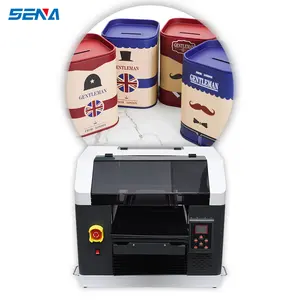 塞纳新型多功能双喷嘴3045材料平板打印机喷码机，用于存钱罐、灯板