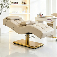 Lit de soin esthétique pour salon de beauté et tatouage avec chaise hydraulique multifonctionnelle réglable pour extension de cils