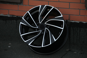 RC Bán Buôn Giá Tùy Chỉnh 5X112 Giả Mạo Bánh Xe 17 Inch 7J Máy Màu Đen Mặt Vành Hợp Kim Cho VW Golf R G <span class=keywords><strong>Ti</strong></span> Touran Polo BMW X5 F25 - Product Image 4