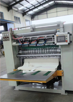 Máquina Plegadora Automática de Toallas de Mano Tipo Z de 3 Líneas y Alta Productividad, Controlada por PLC, para la Fabricación de Toallas Faciales Plegadas en N