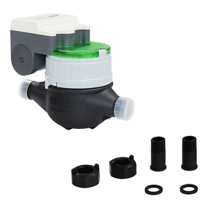 <span class=keywords><strong>Compteur</strong></span> <span class=keywords><strong>d</strong></span>'<span class=keywords><strong>eau</strong></span> intelligent multi-jets mécanique de type sec en plastique BMAG Classe B R160 avec couvercle <span class=keywords><strong>vert</strong></span> OEM - Product Image 2