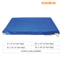 Bâche de remorque haute résistance en polyester 100% enduit PVC, anti-UV, imperméable, sur mesure, pour usage extérieur