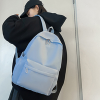 Mochila Escolar Estilo Influencer, Simple, Moderna, Juvenil, para Estudiantes