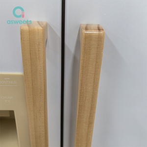 Asweets <span class=keywords><strong>Mini</strong></span> Réfrigérateur en Bois pour Enfants, Jouet de Cuisine Élégant, Solide, Lisse, Sûr et Durable pour le Jeu Quotidien - Product Image 4