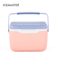 Icemaster Plezier 5.5l Fabrikant Goedkope Prijs Lekvrij Food Grade Pp Kleine Roze 5,5l Camping Koelbox Met Handvat Voor Vissen