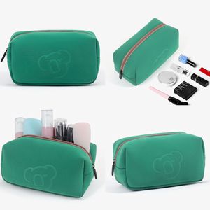 Tùy chỉnh nhãn hiệu riêng Debossed Logo du lịch vệ sinh túi <span class=keywords><strong>Neoprene</strong></span> mỹ phẩm trang điểm túi - Product Image 4