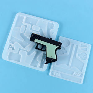 <span class=keywords><strong>Pistola</strong></span> <span class=keywords><strong>de</strong></span> elevación temprana 3D, resina epoxi, molde <span class=keywords><strong>de</strong></span> <span class=keywords><strong>silicona</strong></span>, montaje Manual artesanal, puede disparar bandas <span class=keywords><strong>de</strong></span> goma, mejores artesanías y regalos hechos a mano - Product Image 4