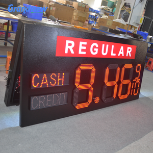 Señal de precio de Gas LED para exteriores a prueba de agua para gasolinera con pantalla de EFECTIVO/CRÉDITO SDK habilitado tablero de señal de número <span class=keywords><strong>Digital</strong></span> OEM - Product Image 5