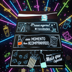 Póster Publicitario <span class=keywords><strong>EL</strong></span> Apto para Restaurantes, Bares de Cócteles, Espacios de <span class=keywords><strong>Arte</strong></span> y Entretenimiento, etc. Letreros/anuncios publicitarios - Product Image 1