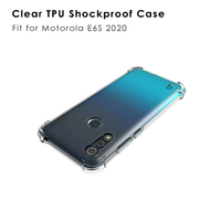 Coque arrière antichoc en TPU avec airbag pour Motorola Moto E6S 2020
