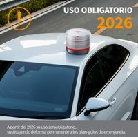 360 °   Baliza de Alta Visibilidad para Automóvil V16, Luz de Emergencia Homologada por la DGT con Geolocalización GPS
