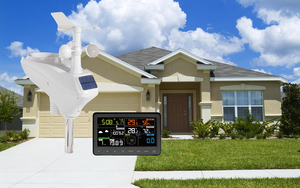 CE 서버 소프트웨어 가정용 태양 전지 패널 <span class=keywords><strong>WIFI</strong></span> 무선 433Mhz 디지털 가정 날씨 예보 역 - Product Image 6