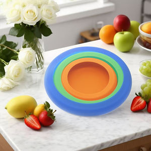 LEDUNシリコンストレッチ蓋 カスタマイズ可能なサイズ 再利用可能で丈夫な食品保存蓋 家庭用食器やキッチン用品用 - Product Image 2