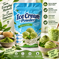 Mélange en poudre pour crème glacée saveur Matcha, saveur riche, mélange en poudre pour yogourt glacé, mélange pour desserts pour glacier, formule personnalisée OEM