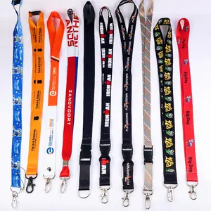 hot sale lanyard bulk wholesale custom personalizado logo nylon ribbon lanyard