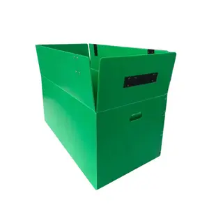 Wholesale Custom folding waterproof pp corrugated antistatic plastic tote boxes