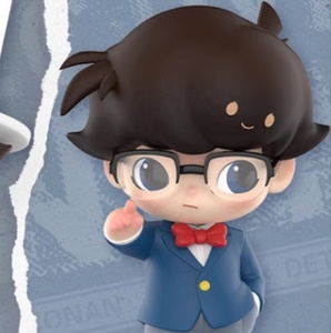 Para POP MART DIMOO Famoso <span class=keywords><strong>Detective</strong></span> Conan's Joint Series Popular Muñeca de PVC Adornos de moda-Edogawa Conan - Product Image 3
