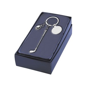 Set Portachiavi Promozionale con Moneta a Forma di Pallina da Golf e Moschettone - Product Image 2