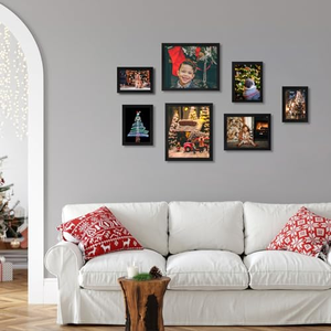 Cadre photo en bois noir et blanc pour affiches et photos A1, A2, A3, A4, 4x6, 5x7, 6x8, 8x10, 11x14, 12x16, 12x18, 16x20, 18x24, 24x36 - Product Image 3