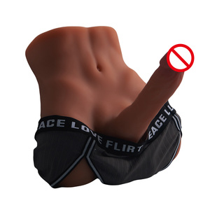 Dildo realistico a forma di torso maschile per donne, enorme pene morbido effetto pelle, grande masturbatore a forma di tronco maschile, prodotti per adulti per lei - Product Image 1