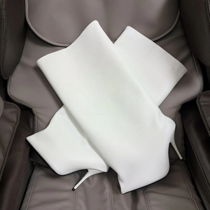 Nouvelles <span class=keywords><strong>Bottes</strong></span> Wader 110 mm pour <span class=keywords><strong>Femme</strong></span> Hiver 2026 en Cuir Noir, Modèle Large et Ample, <span class=keywords><strong>Bottes</strong></span> de Créateur pour <span class=keywords><strong>Femme</strong></span> - Product Image 4